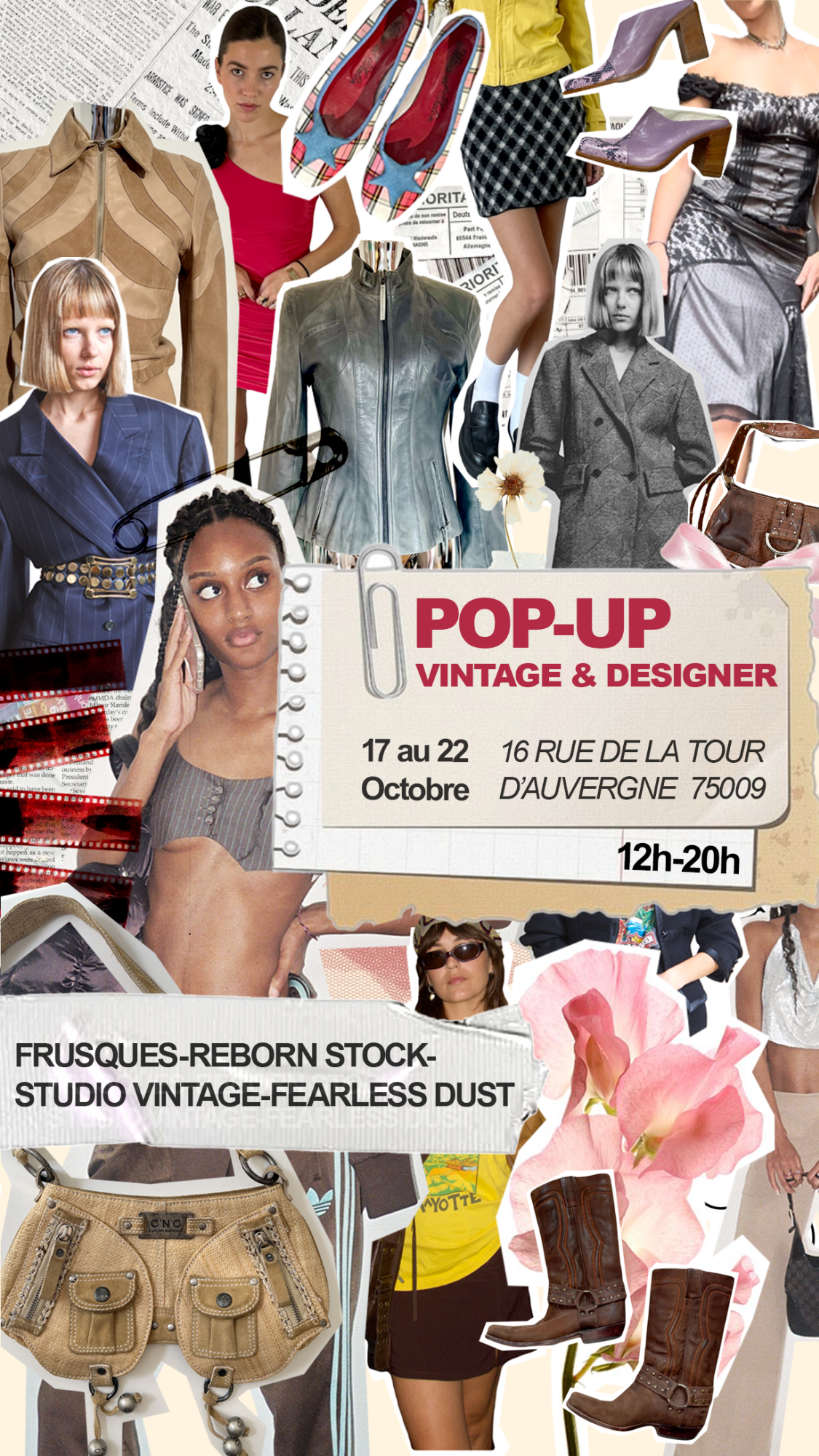 pop up vintage designer