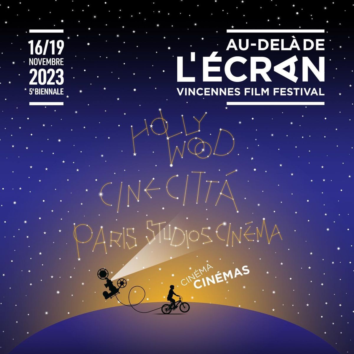 affiche festival au delà de l'écran