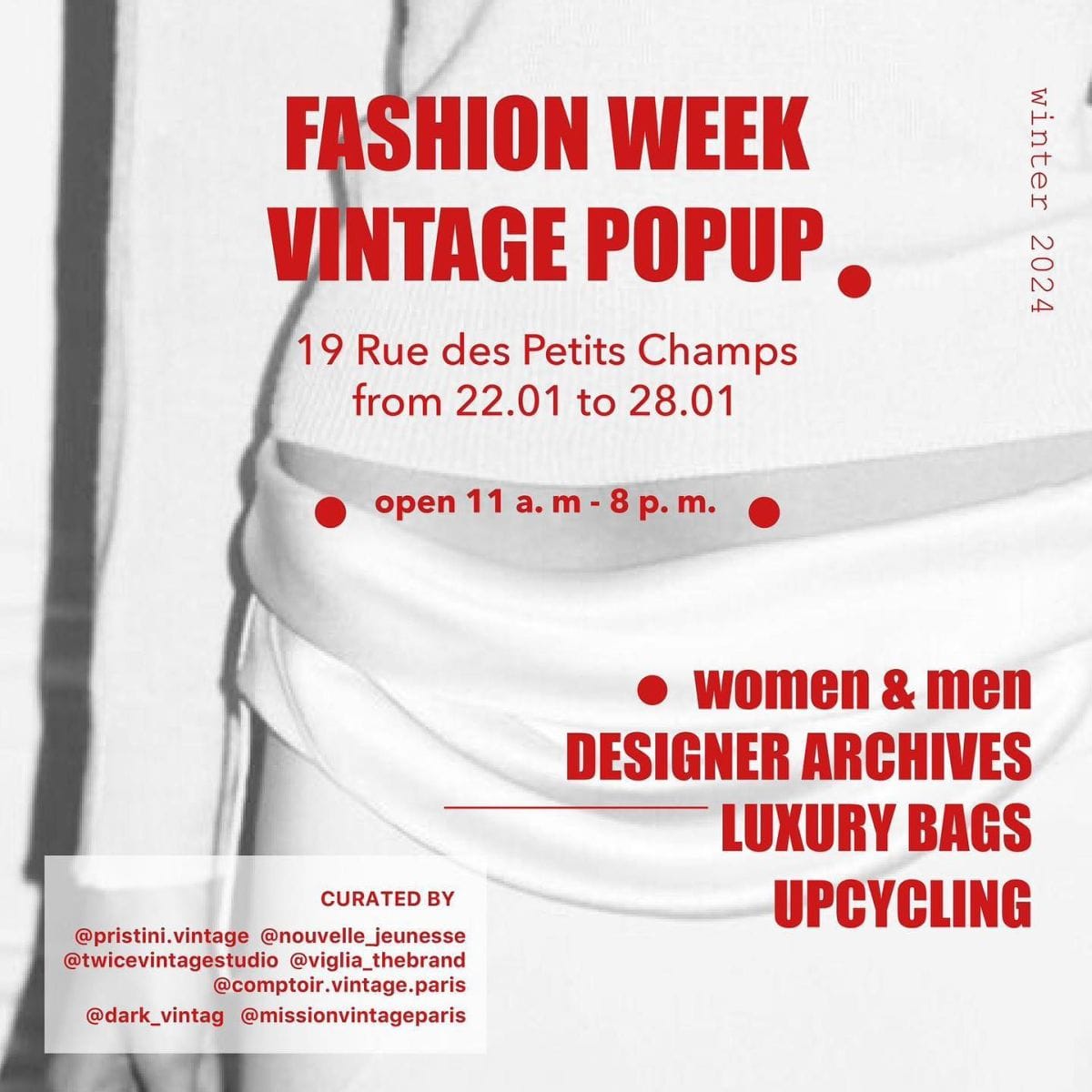 vintage fashion pop up