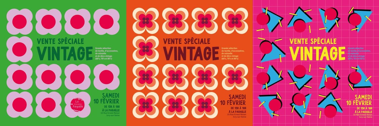 vente vintage la pagaille recyclerie